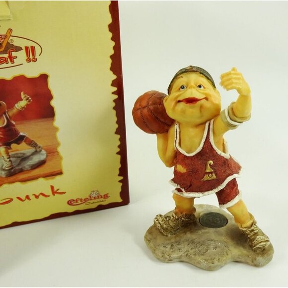 Lunk Laaf Efteling Collectible Figure Basketball Figurine in Box w Passport - Picture 3 of 11